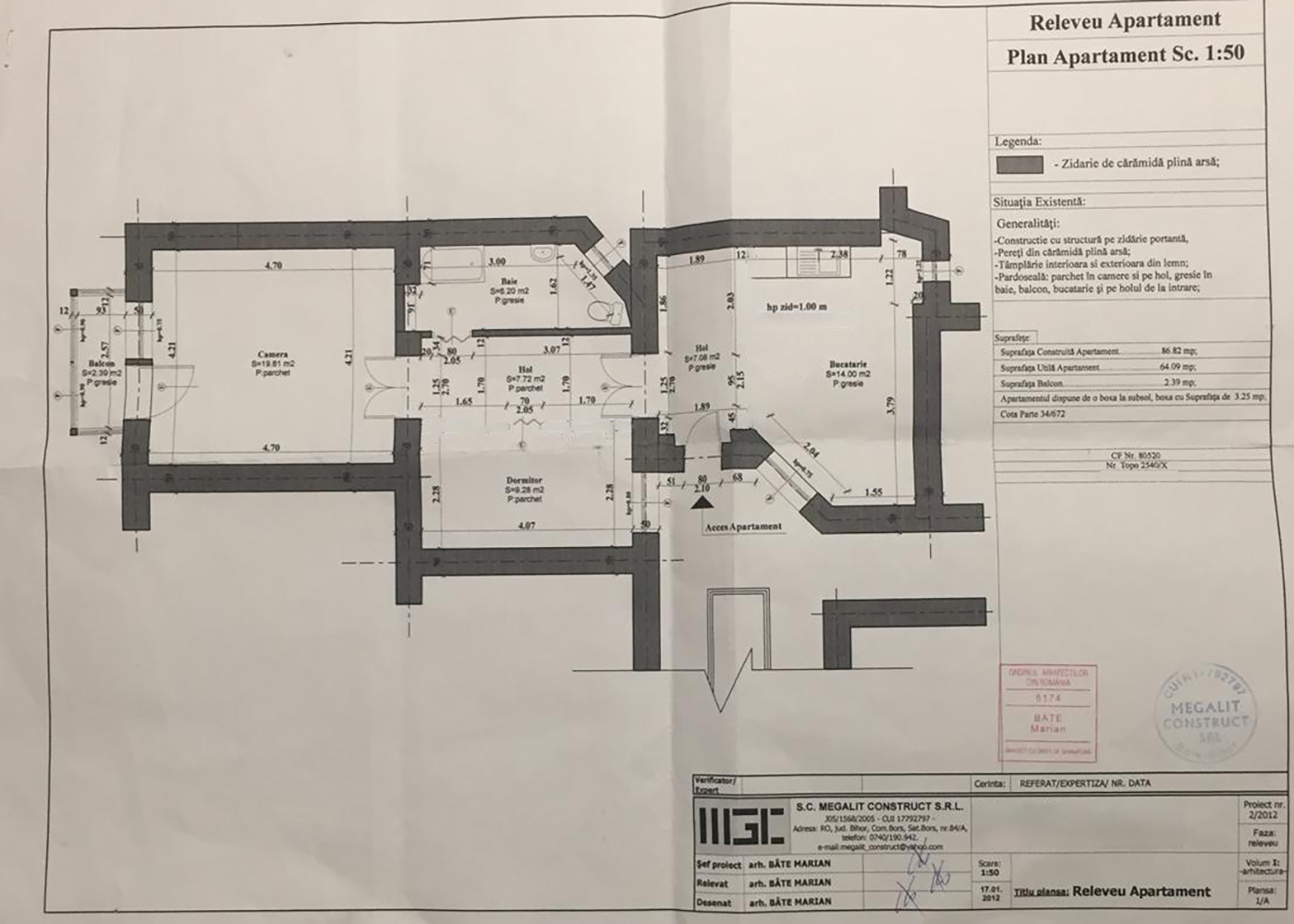 8_Apartament mobilat si utilat intr-o caldire istorica in imima orasului - 117.000 €